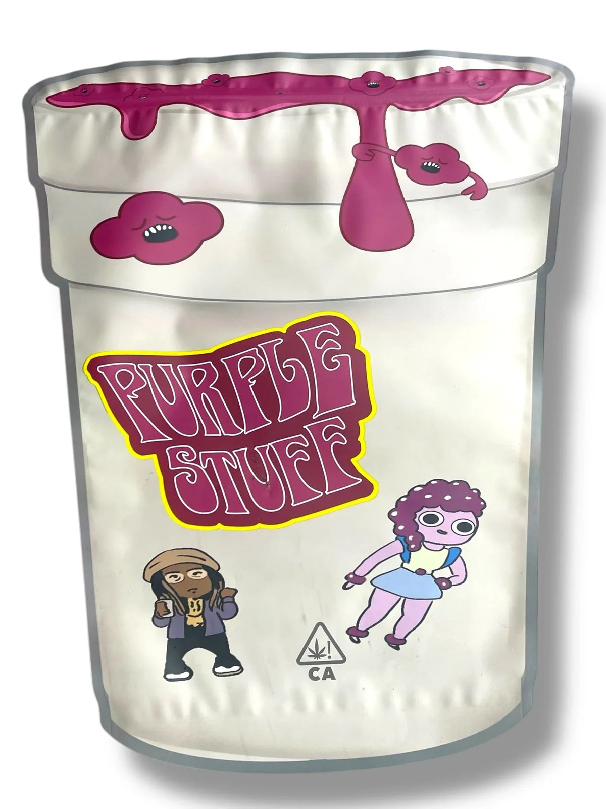 Purple Stuff Mylar Bag (Large) 1 LBS - 16OZ (454g)